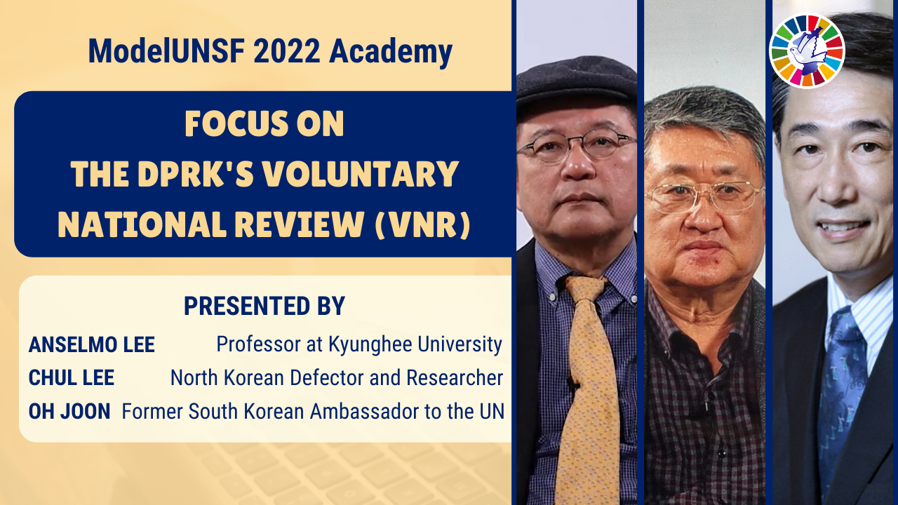 9.[Model UNSF 2022 Academy] Focus on – The DPRK’s Voluntary National Review (VNR).png 이미지